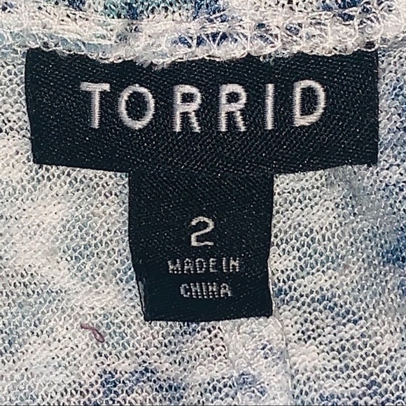 TORRID ⭐️ Geo Print Open Front Cardigan Top - Picture 10 of 12